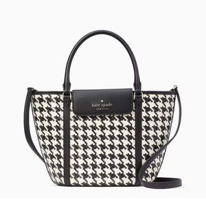 Kate Spade Cruise houndstooth medium tote